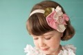 Haarband met bloemen - Vintage lace