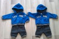 Frendz Fleece Baby jas en broek sets voor tweeling